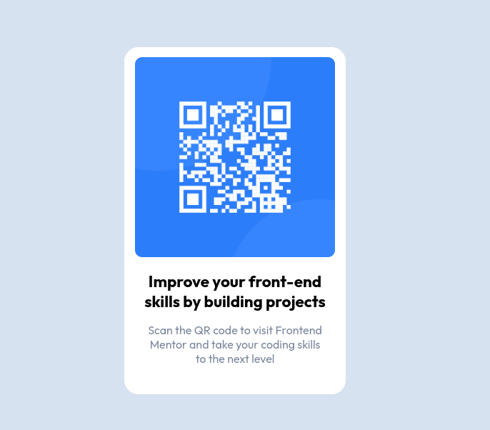 A Qrcode card